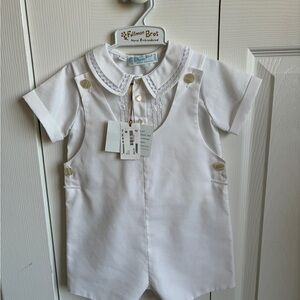 Feltman Bros White Boy Dressy Shortset